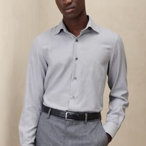 Banana Republic True Slim Cotton-Cashmere Dress Shirt